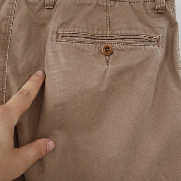 Vintage J crew pants Mens 33 34x29.5 chino flat front casual pockets straight - Picture 6 of 16